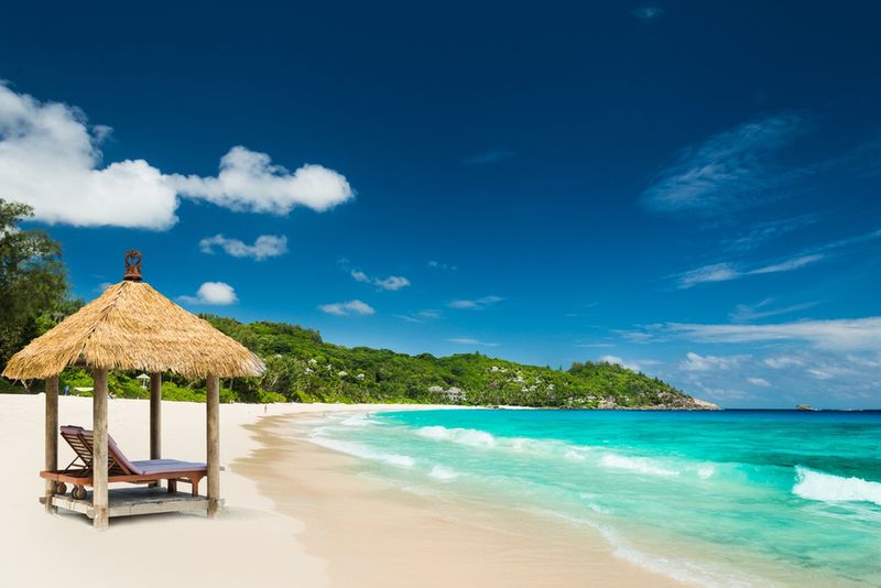 Karaibska plaża z turkusową wodą
