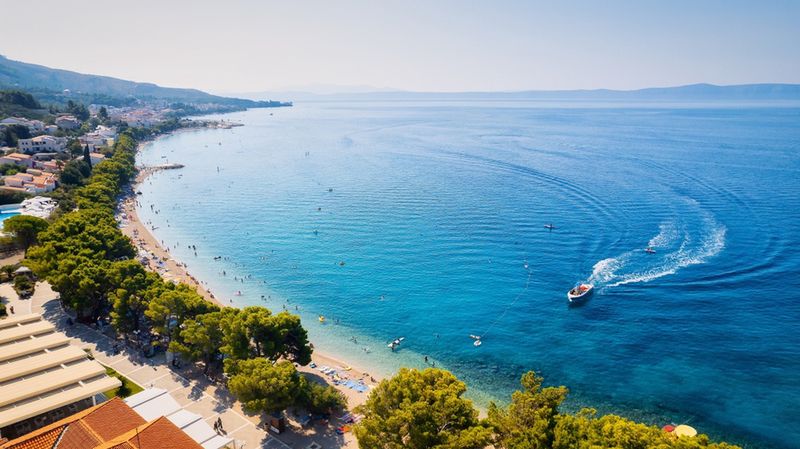 Makarska i jej długa plaża