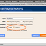 Kategorie jako "chmura" w Bloggerze