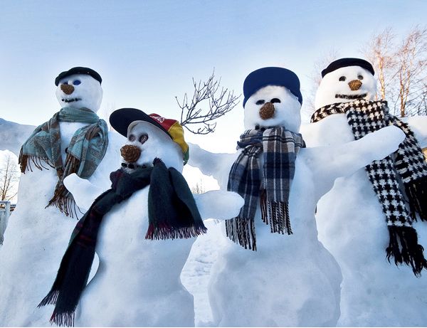 snowman family