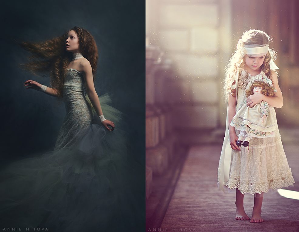 Annie nigdy nie uczęszczała na żadne kursy fotograficzne ani inne zajęcia. Wszystkim, co popychało ją do przodu, jest głęboka inspiracja, płynąca z miłości do dzieci i pracy z nimi, w ramach wzmacniania relacji rodzinnych. Większość dzieci, prezentowanych w projekcie, nie jest profesjonalnymi modelami.