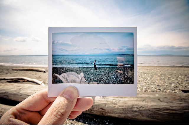 on the beach