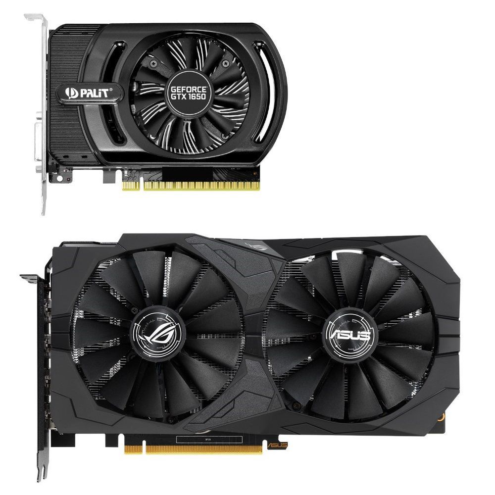 ASUS GeForce GTX 1650 i Palit GeForce GTX 1650