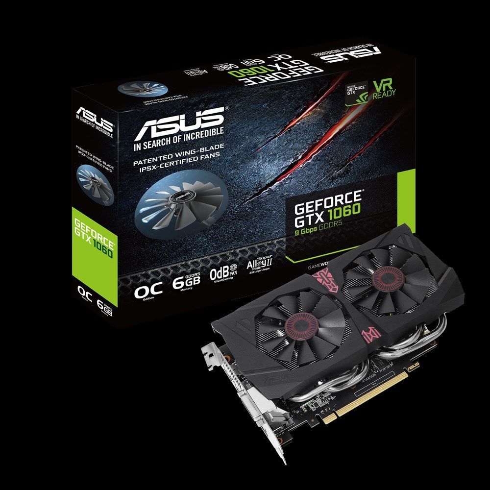ASUS GeForce GTX 1060 OC 9Gbps