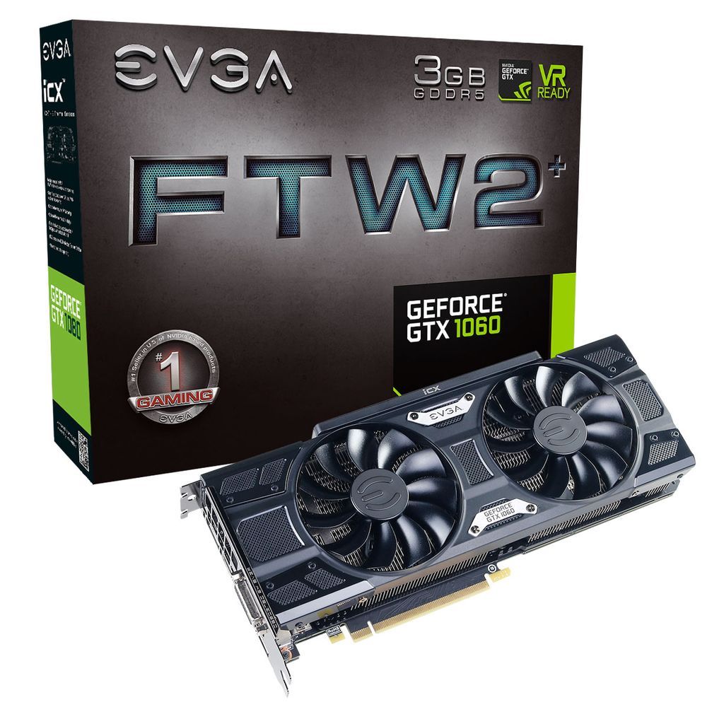EVGA GeForce GTX 1060 FTW2+ 3GB iCX