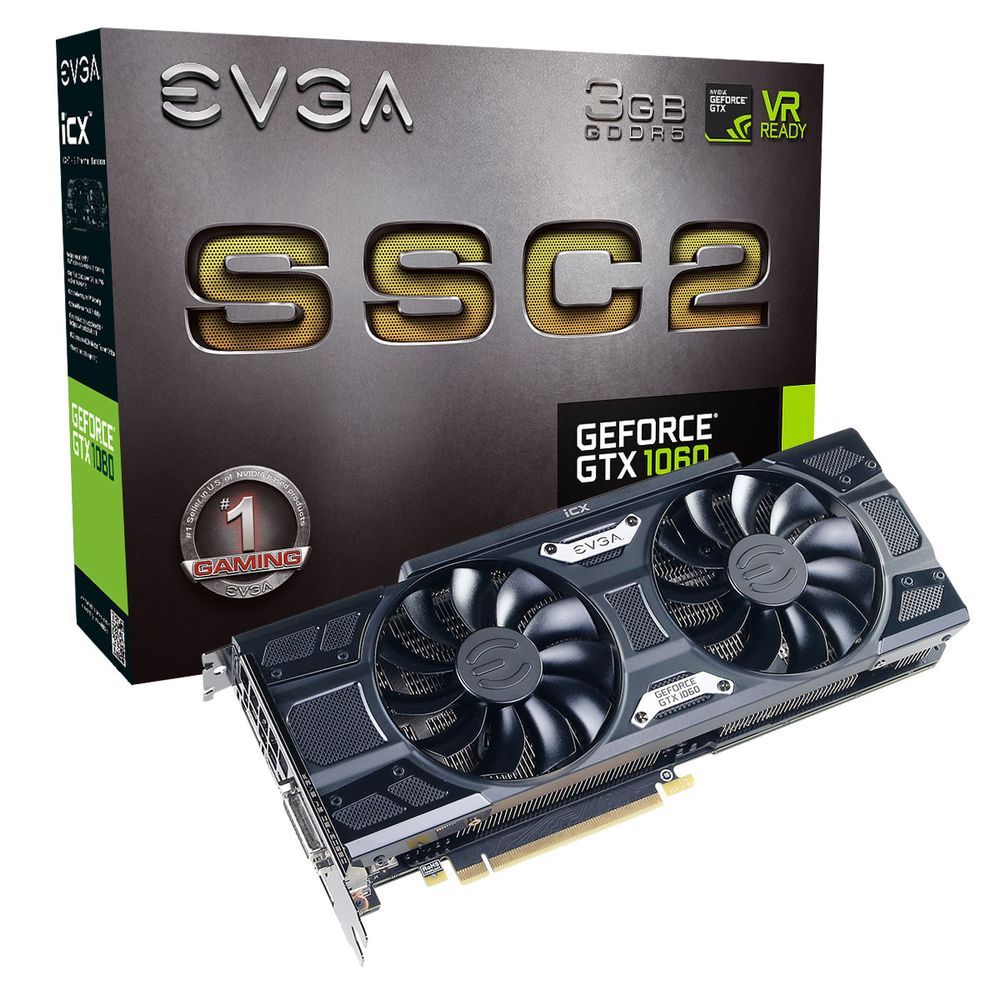 EVGA GeForce GTX 1060 SSC2 3GB iCX