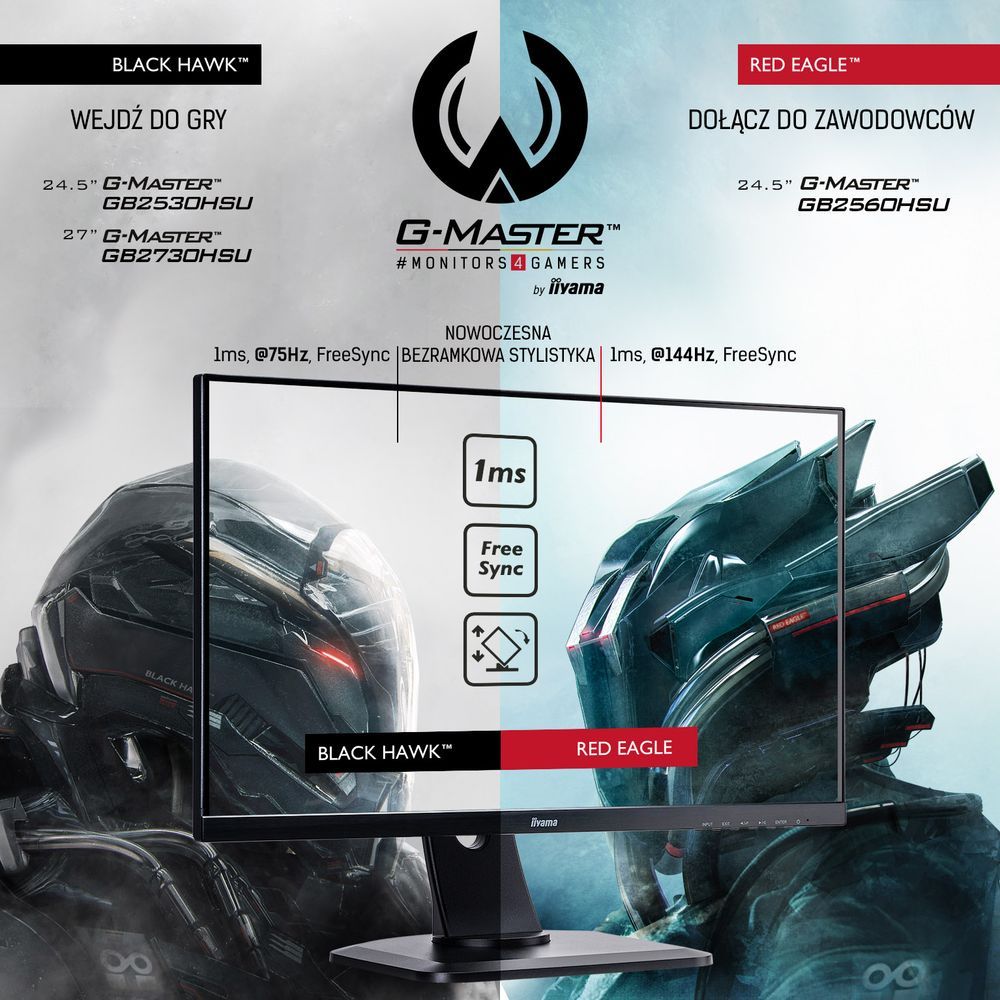 iiyama - nowe monitory