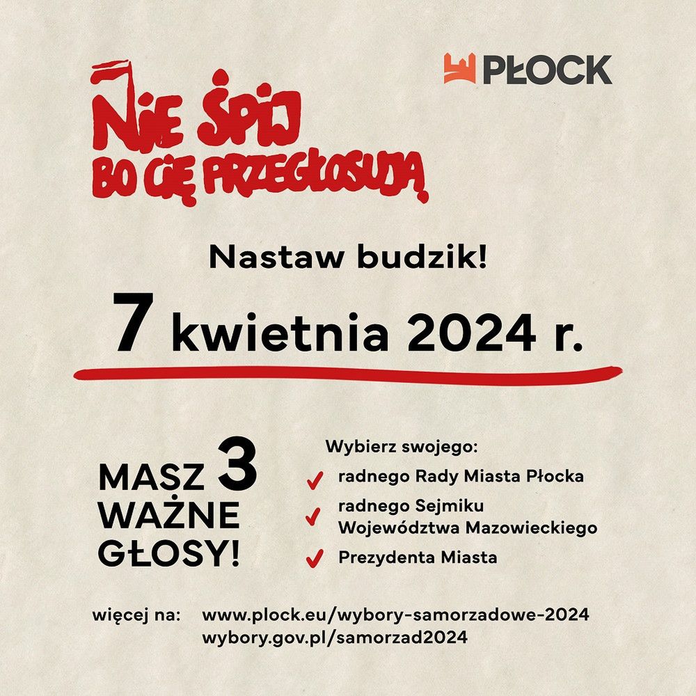 Nie śpij, bo Cię przegłosują! - kampania aktywnego udziału w wyborach