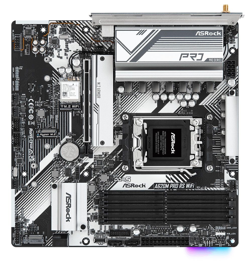 ASRock A620M Pro RS WiFi