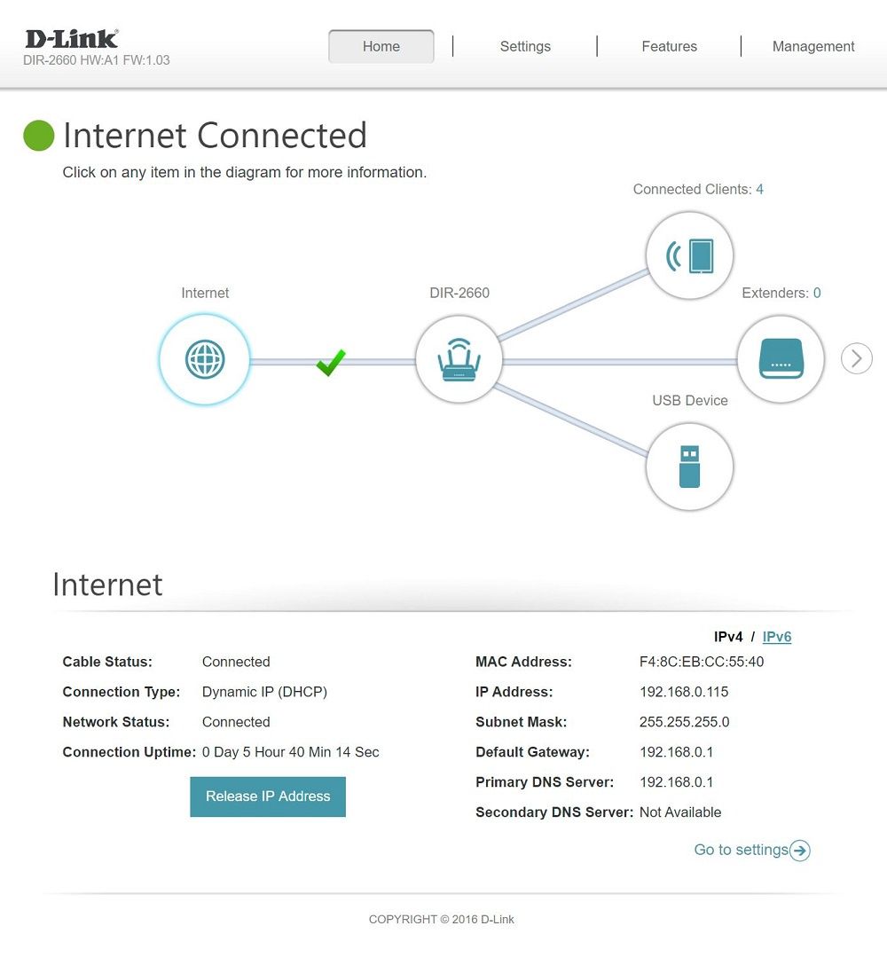 D-Link EXO DIR-2660 - Konfiguracja przez przeglądarkę