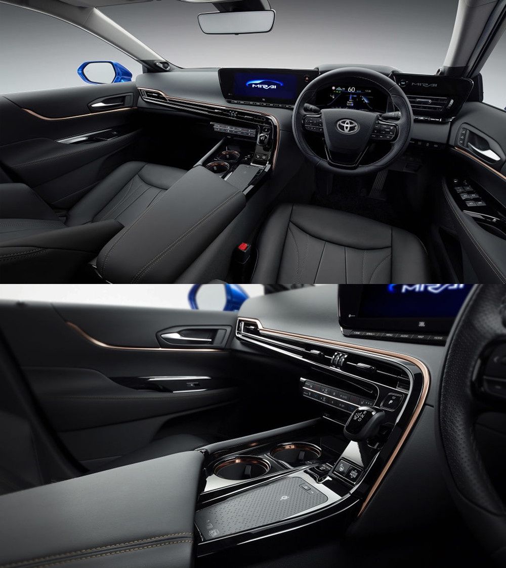 Toyota Mirai 2 wnętrze