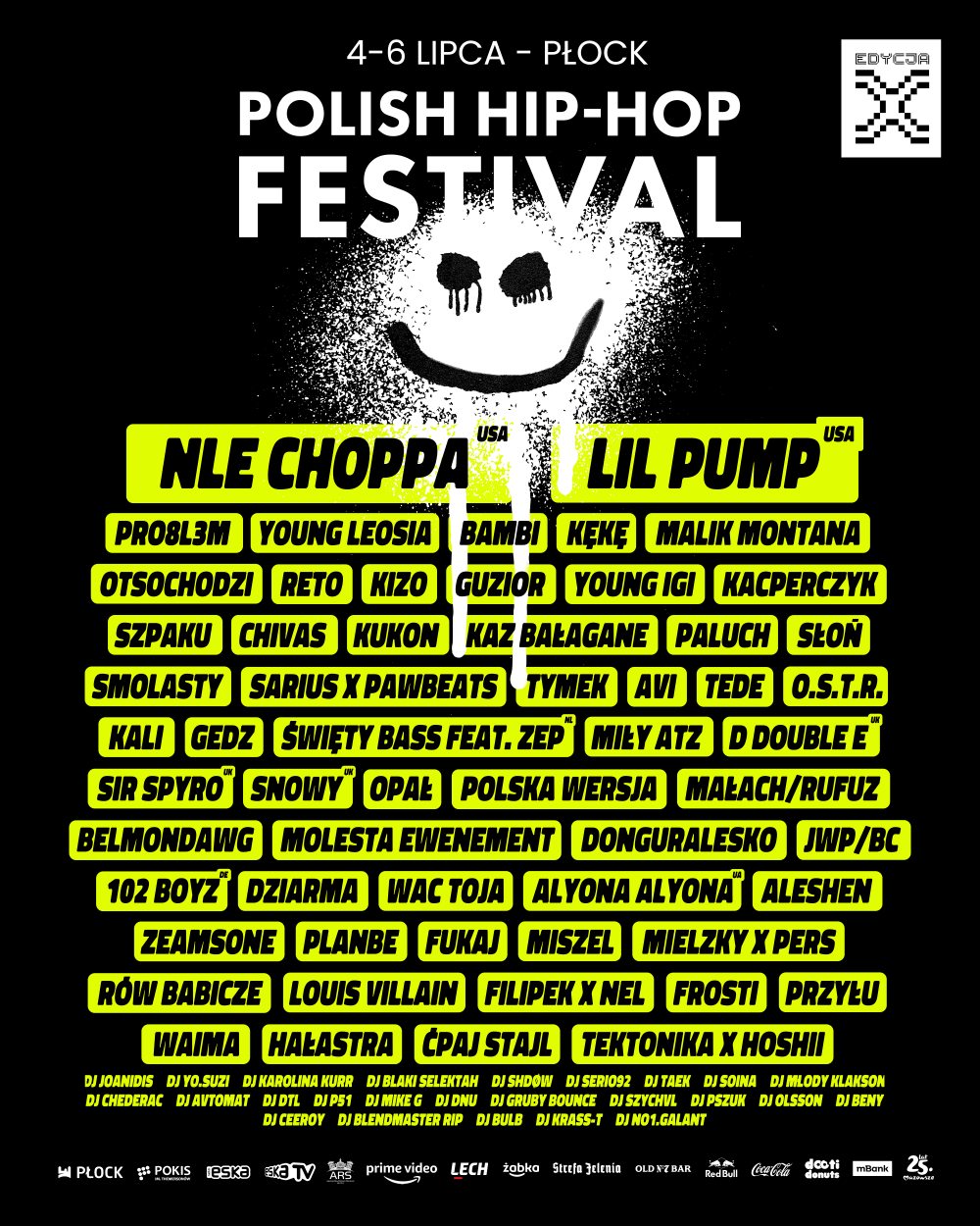Artyści podczas Polish Hip-Hop Festival