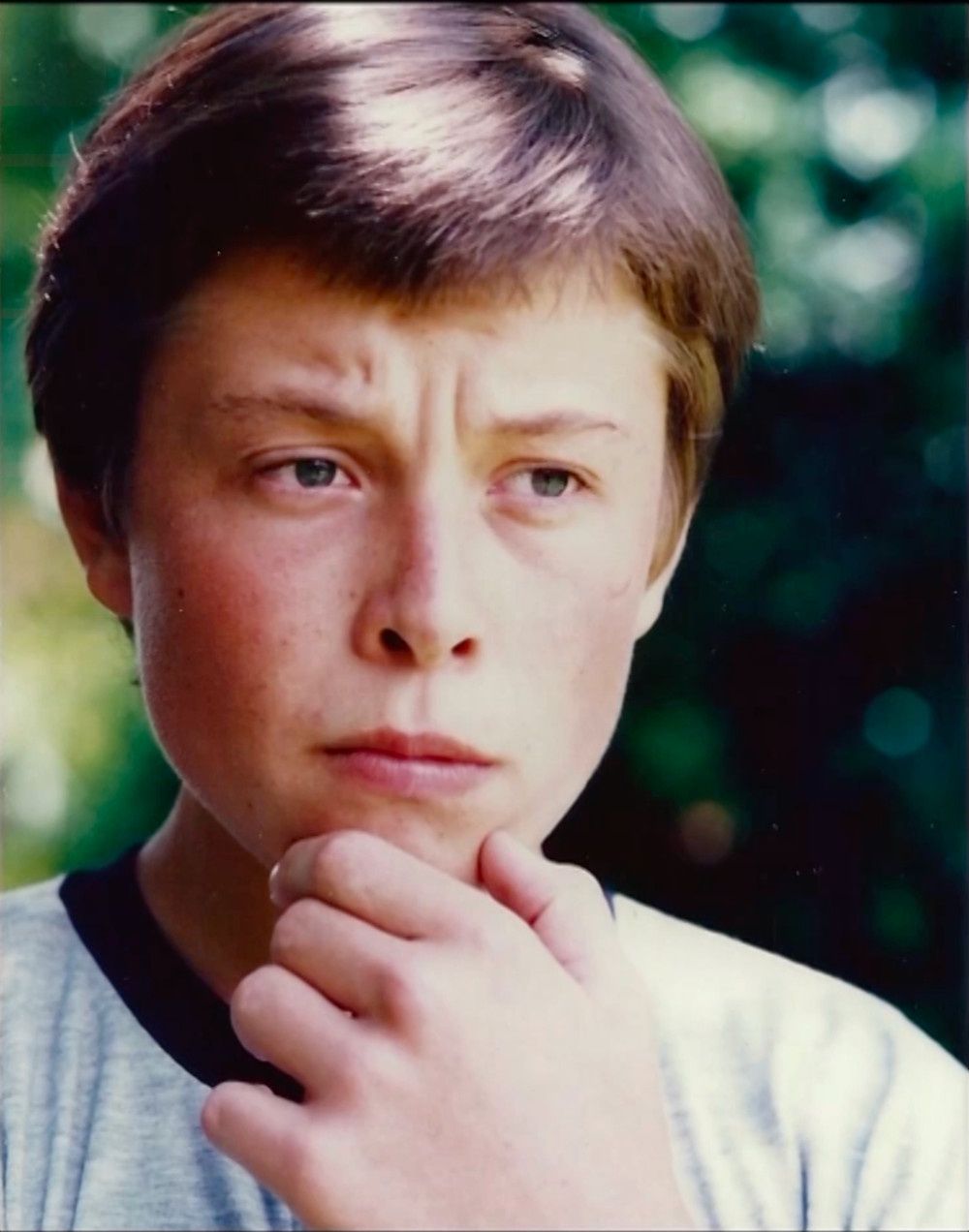 Młody Elon Musk