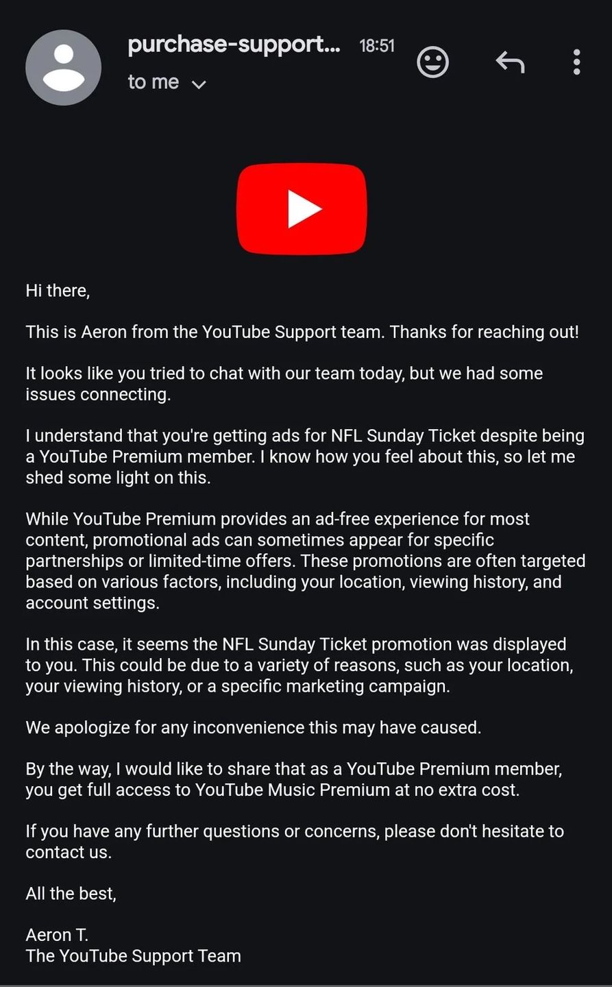 YouTube Premium reklamy