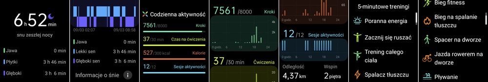 OPPO Watch zrzuty ekranu