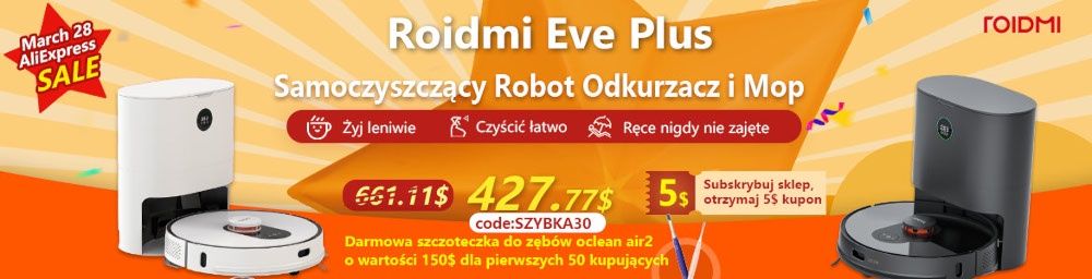 Roidmi Eve Plus promocja