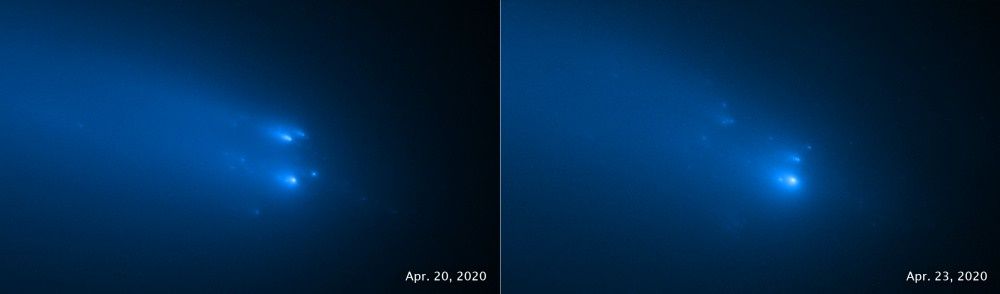 Kometa ATLAS 20 i 23 kwietnia 2020