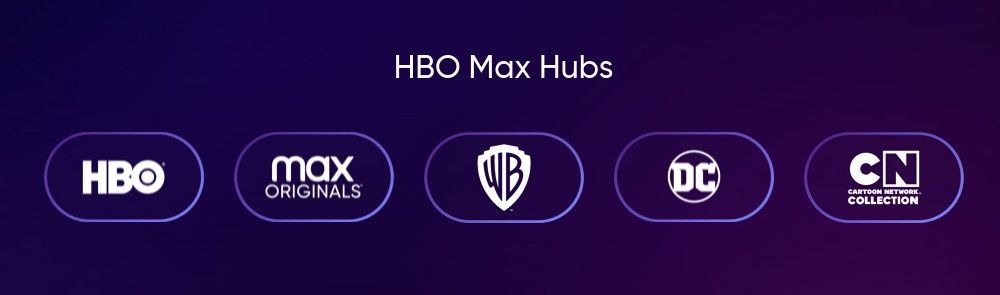HBO Max hubs