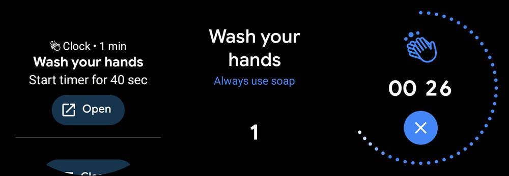 Wear OS ręce