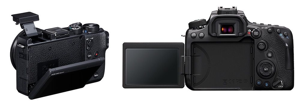 Ekran podglądu Canon EOS M6 Mark II i EOS 90D