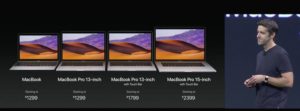 Apple MacBook - modele WWDC 2017