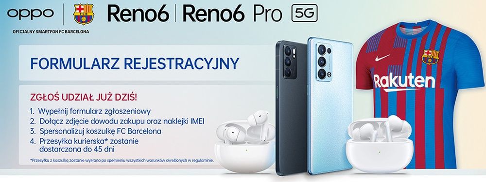 OPPO Reno6 Pro 5G promocja