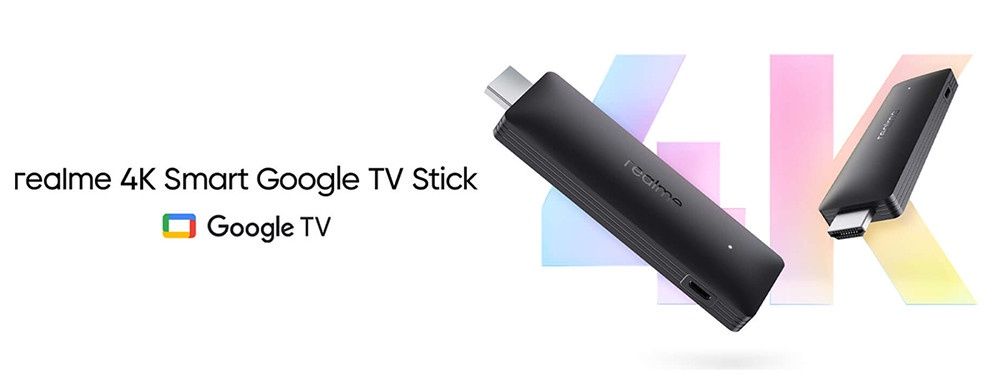 realme 4K Smart Google TV Stick promo