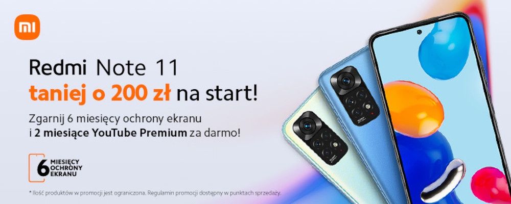 Redmi Note 11 promocja
