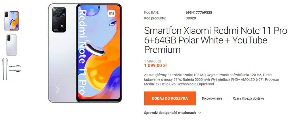 Redmi Note 11 Pro