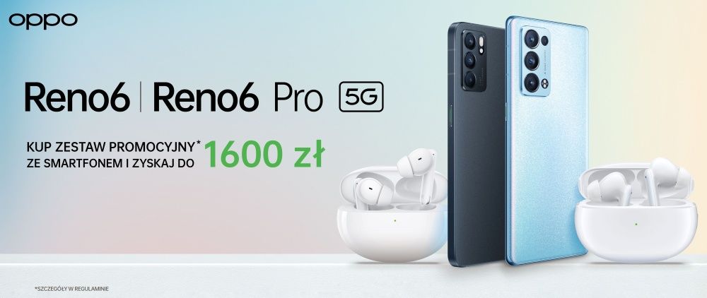 OPPO Reno6 Pro 5G promocja