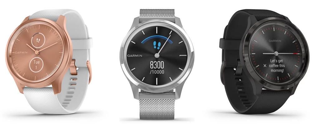 Garmin vivomove 3, 3S, Style i Luxe