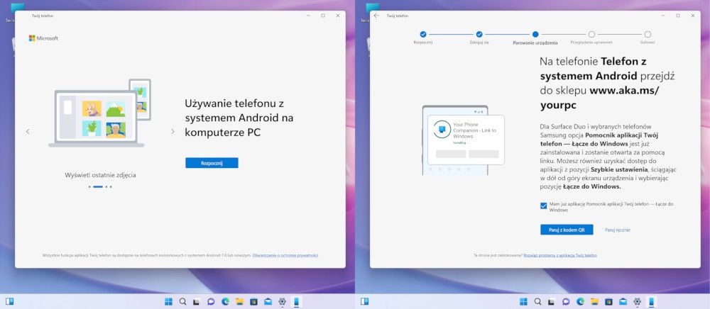 Windows 11 Twój telefon nowe