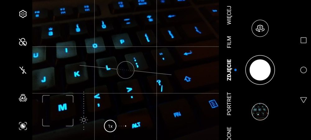 Funkcje w trybie Auto w aparacie Huawei