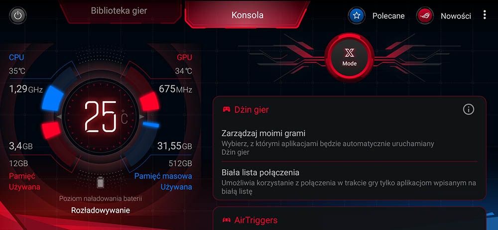 Panel ustawień