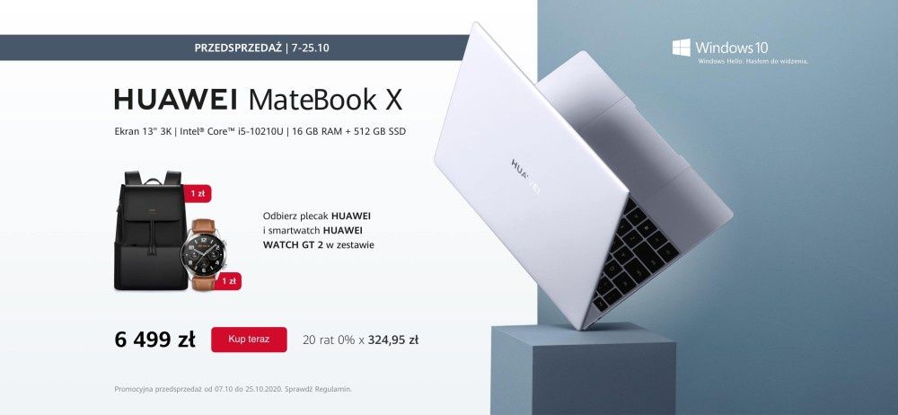 Przedsprzedaż Huawei MateBook X