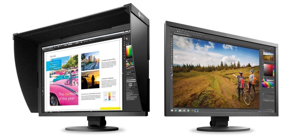 EIZO CG2420 i CS2420 monitory kaptur
