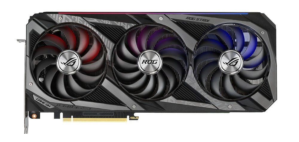 ASUS ROG STRIX GeForce RTX 3070 OC - z przodu