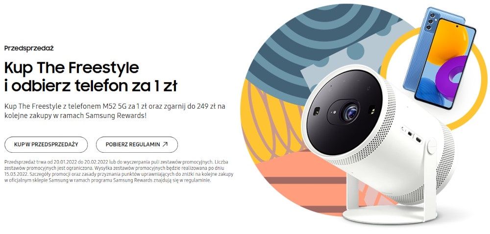 Samsung The Freestyle promocja