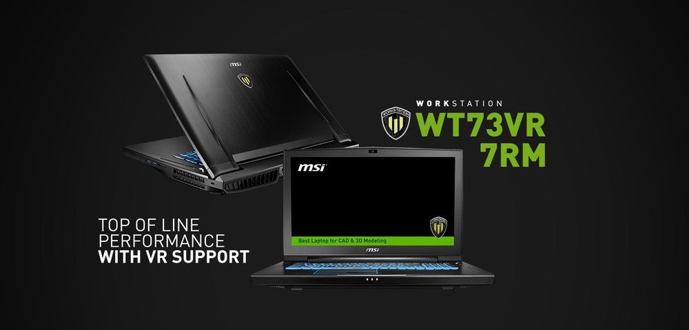 MSI WT73VR laptop