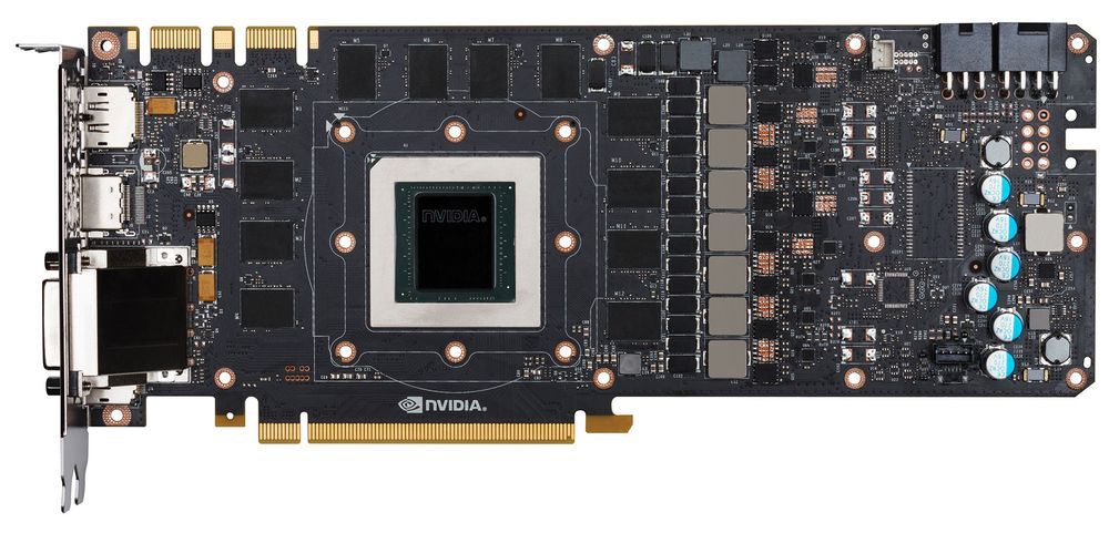 Nvidia GTX Titan X - płytka drukowana