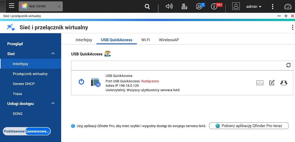 QNAP QTS - USB QuickAccess