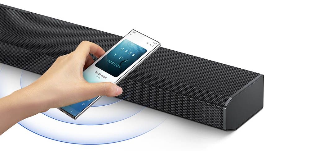 Samsung Soundbar Q70T - muzyka z telefonu