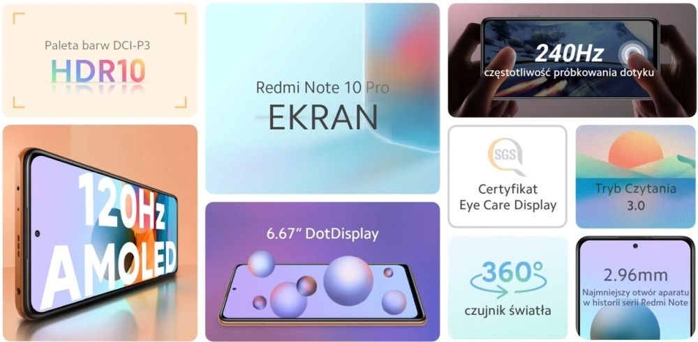 Redmi Note 10 Pro ekran