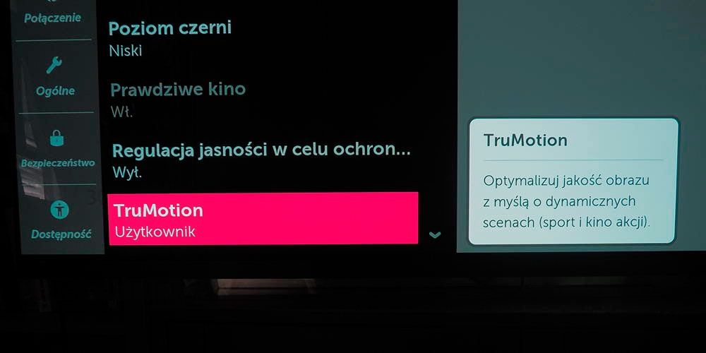 TruMotion - gdzie znajdziemy