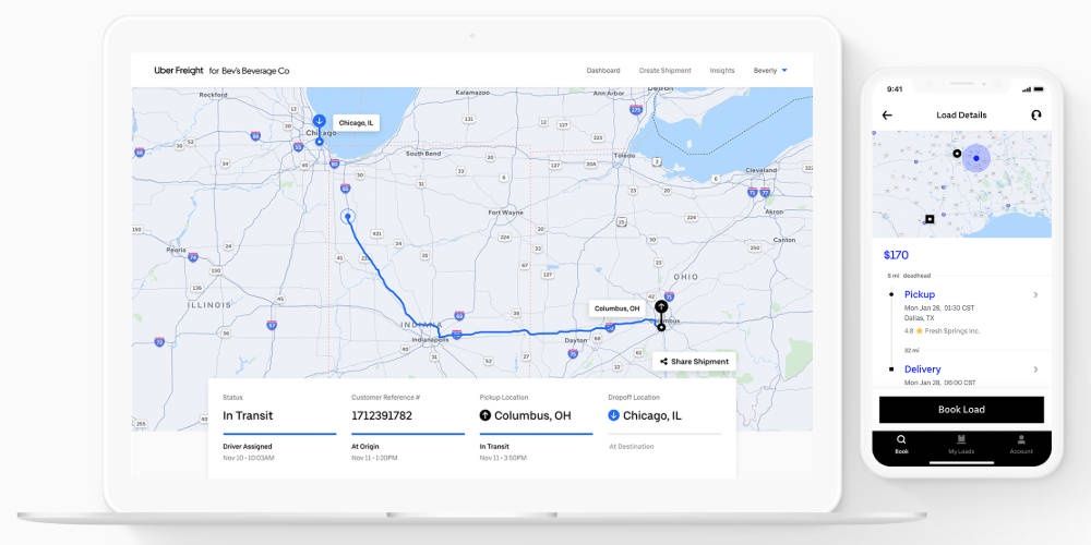 Uber Freight app