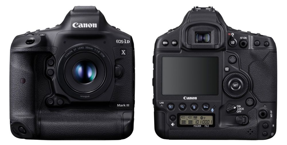 Canon EOS-1D X Mark III widok przód tył