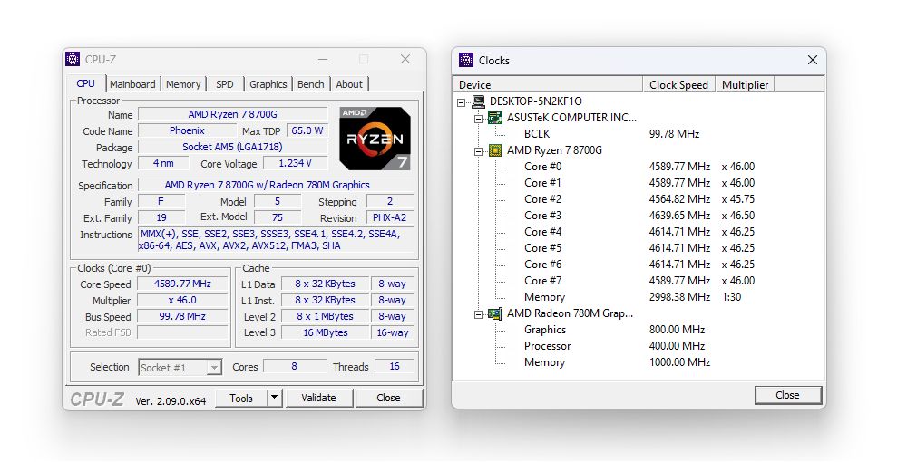 AMD Ryzen 7 8700G