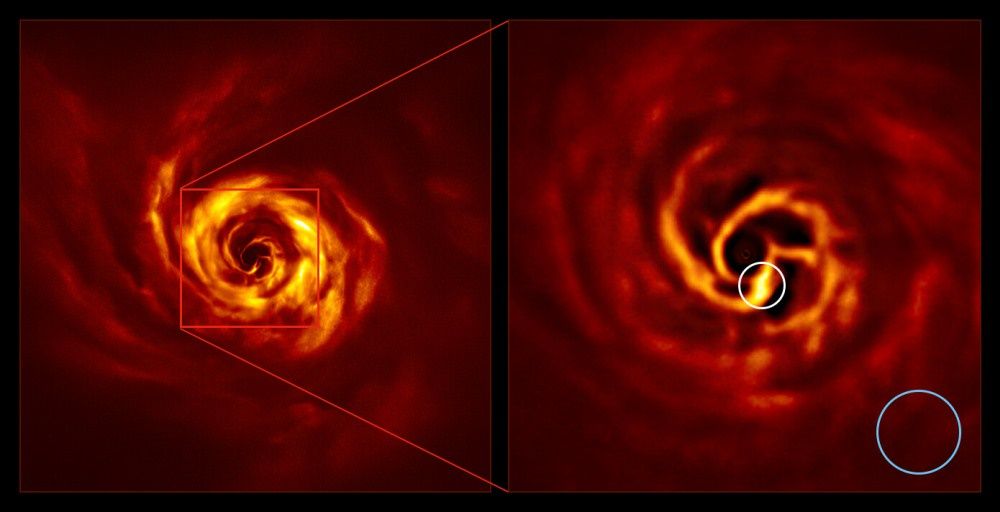 Powstający układ planetarny
