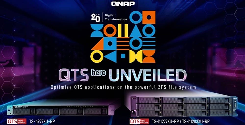 QNAP QTS hero info