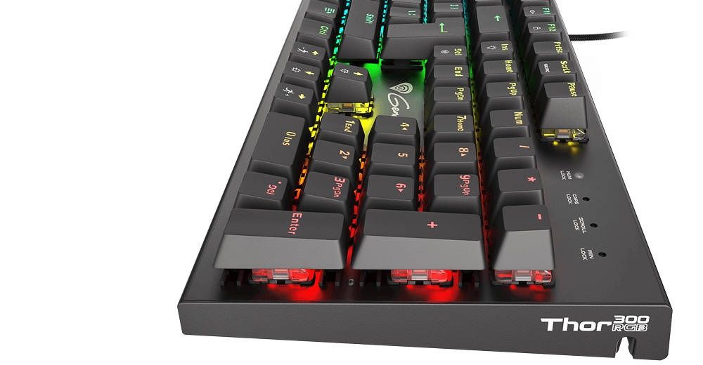 Genesis Thor 300 RGB klawiatura bok